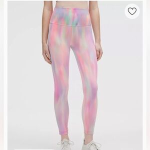 lululemon Wunder Train High Rise 25” Leggings in‎ Psychedelic Prism Colorway